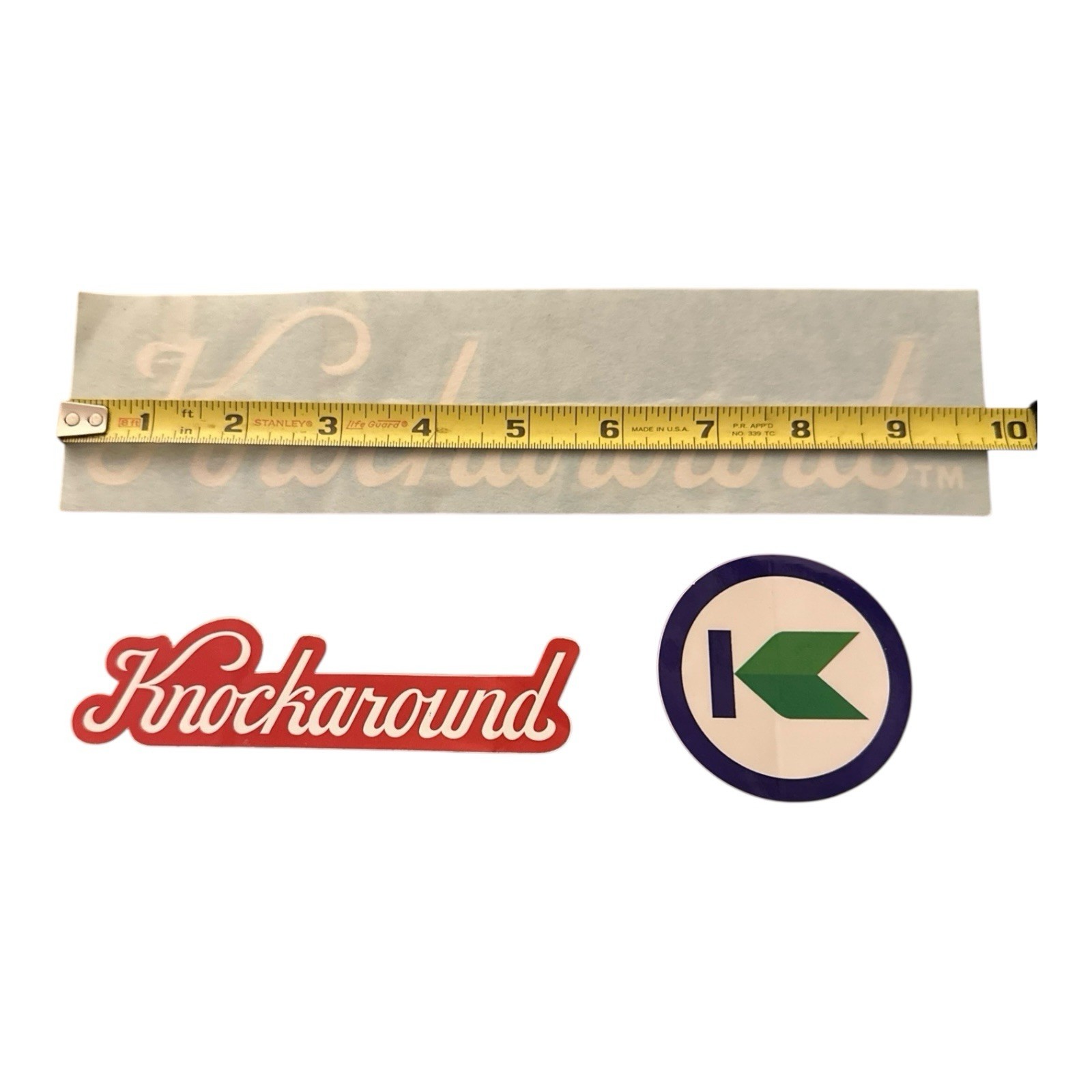 (3) Original Vintage Knockaround Clothing Sticker Decals