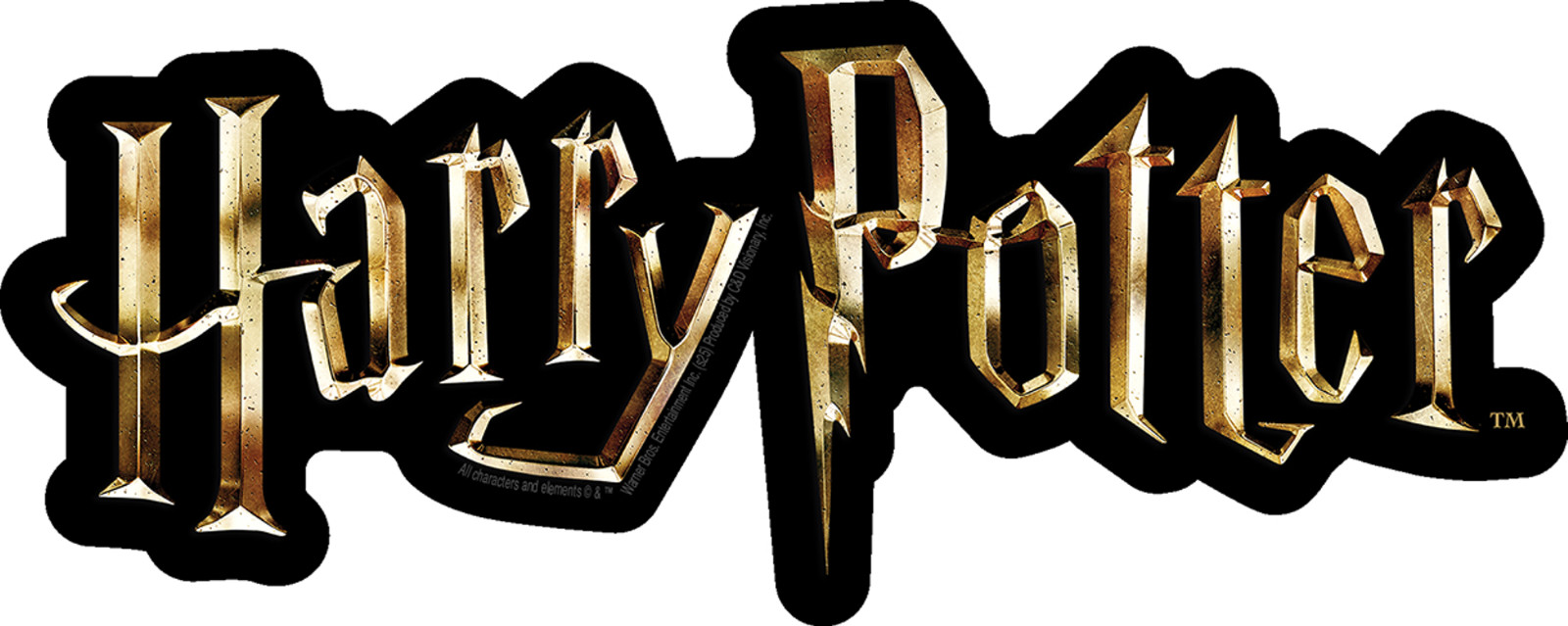 Sticker – Harry Potter Logo Lighting Hogwarts Magic Wizard Fantasy Movie 6.38"