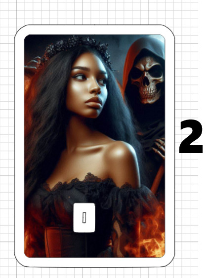 Grim Reaper ATM Debit Credit Card Skin Sticker Devil Demon Hell Death Sickle USA