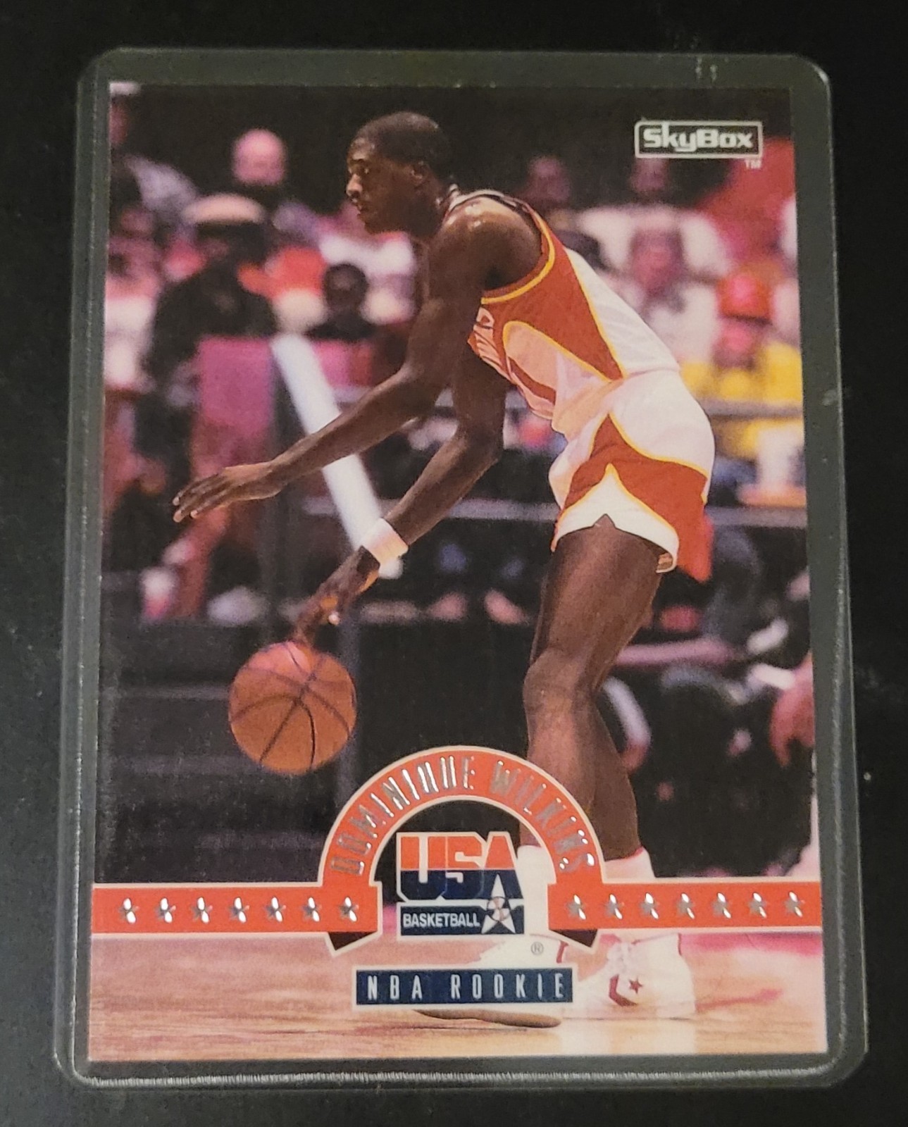 Dominique Wilkins Basketball Card HOF Fridge/Locker/Cabinet Laminated Magnet
