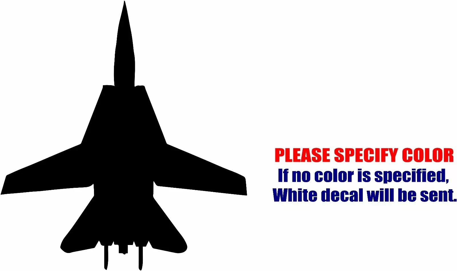 F-14 Tomcat Fighter Vinyl Decal Sticker Car Truck Window Bumper Various Sizes