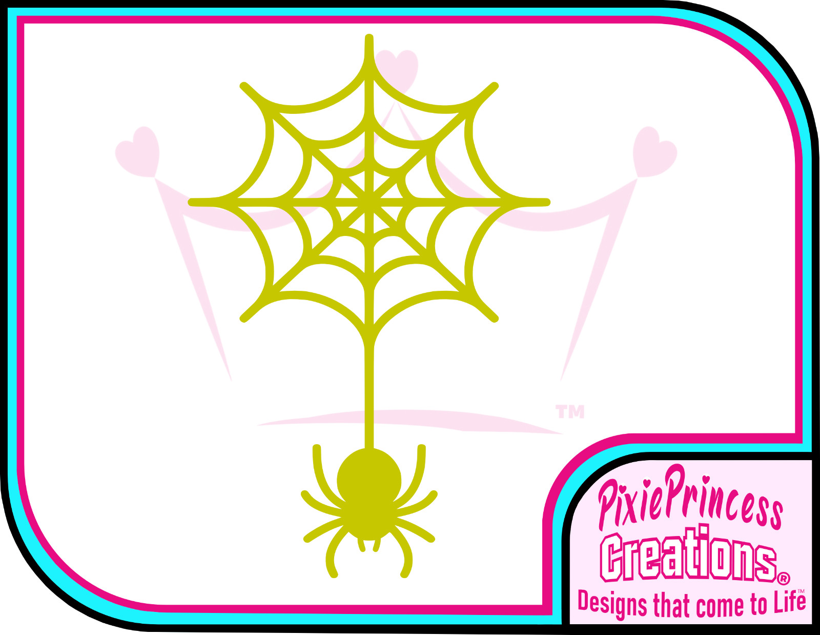 Spider Web B Funny Halloween Vinyl Sticker Wall Window Horror Laptop Car Decal