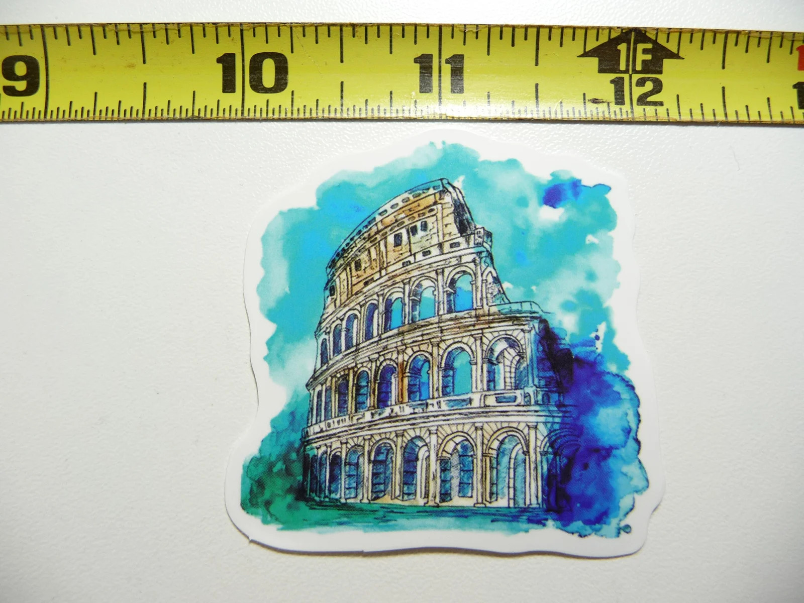 COLOSSEUM ARENA ROME ITALY #1 SMALL STICKER DECAL LANDMARK TOURIST DESTINATION