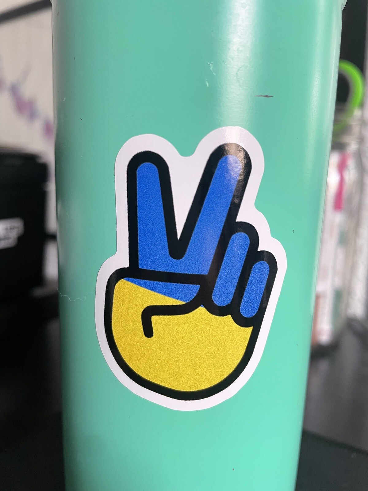 Peace for Ukraine vinyl sticker decal waterproof