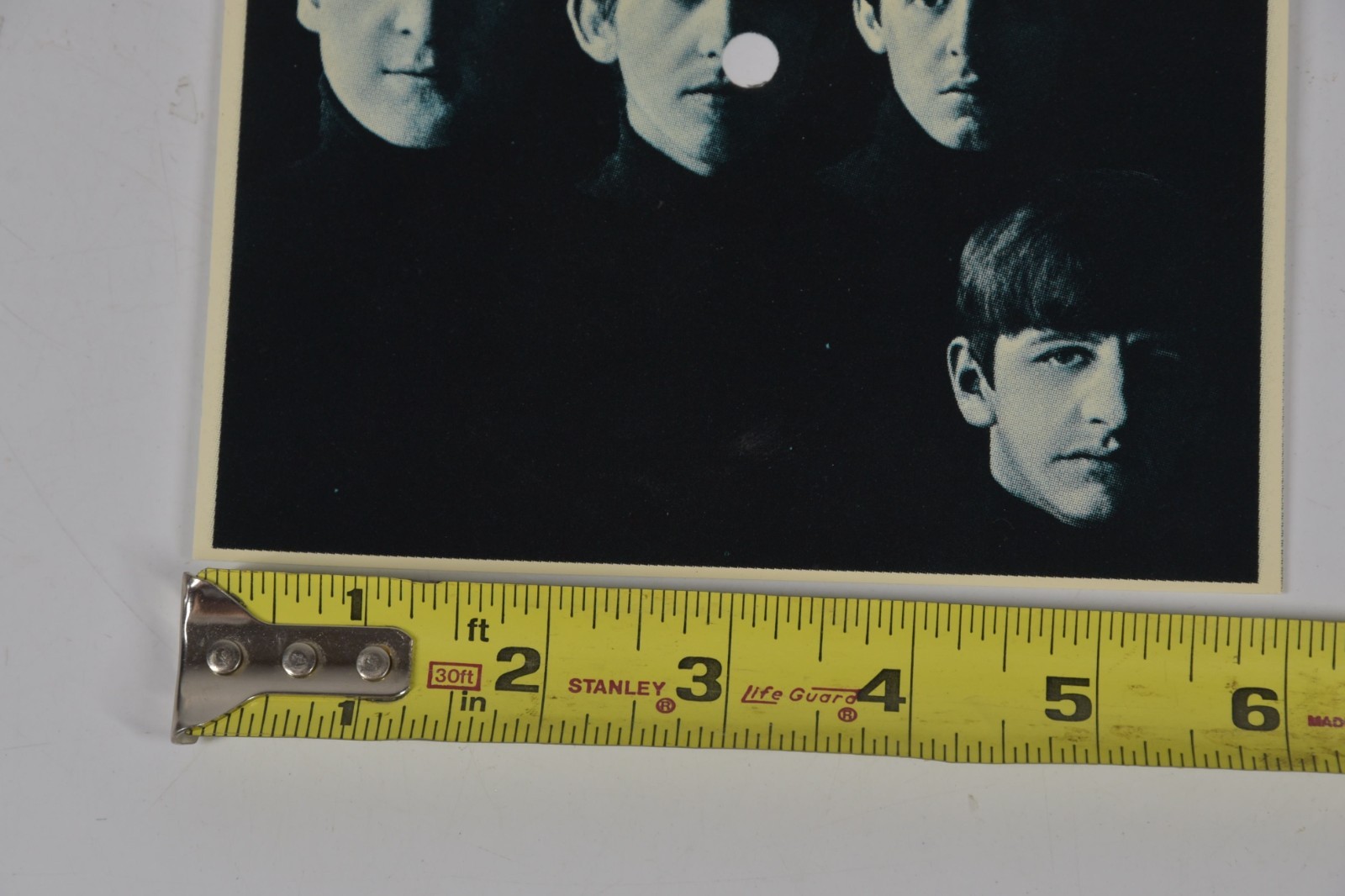 Vintage Meet The Beatles Insert Cover Art 6" Art Print 45 Record Paper ONLY