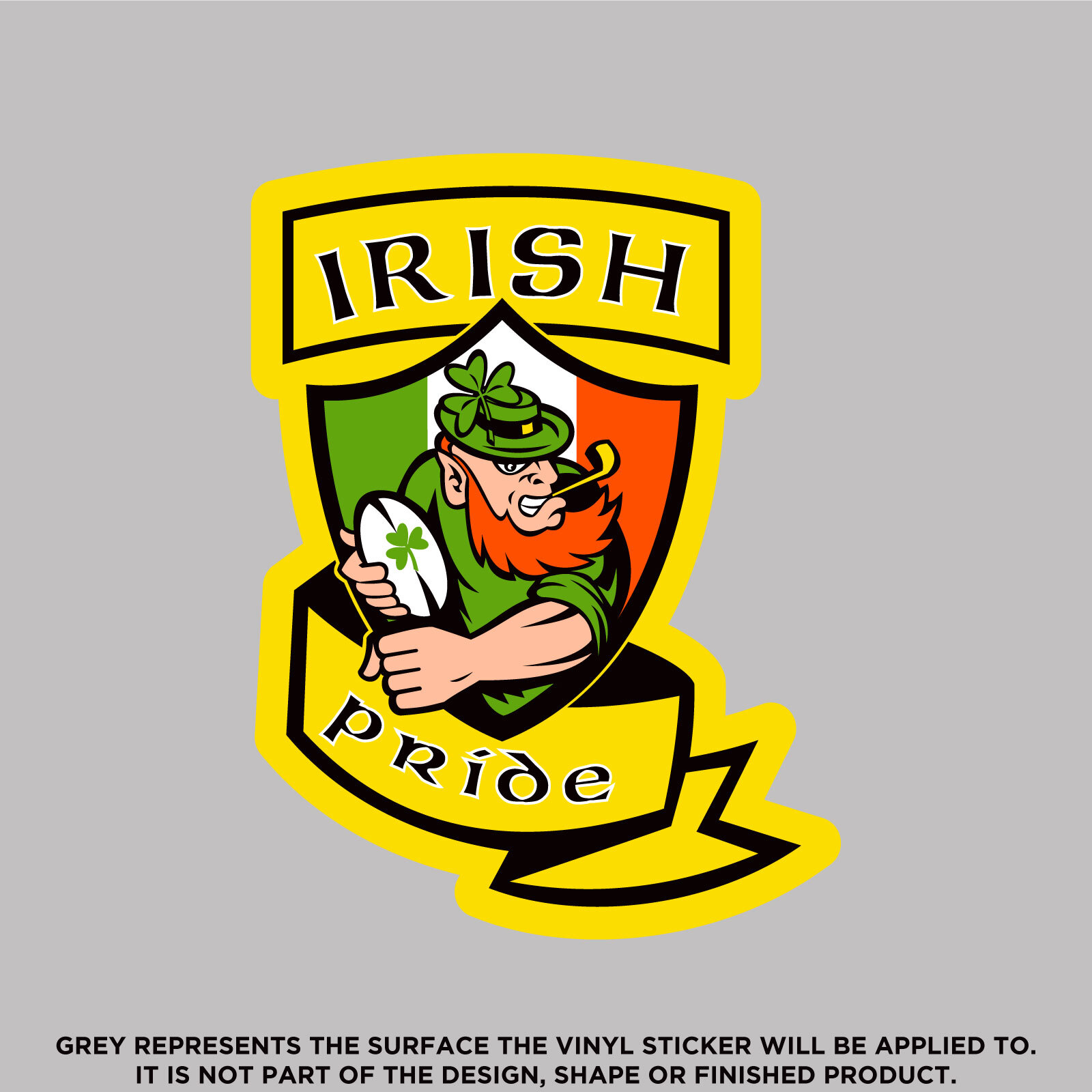 Irish Pride, High Quality Vinyl Stickers
