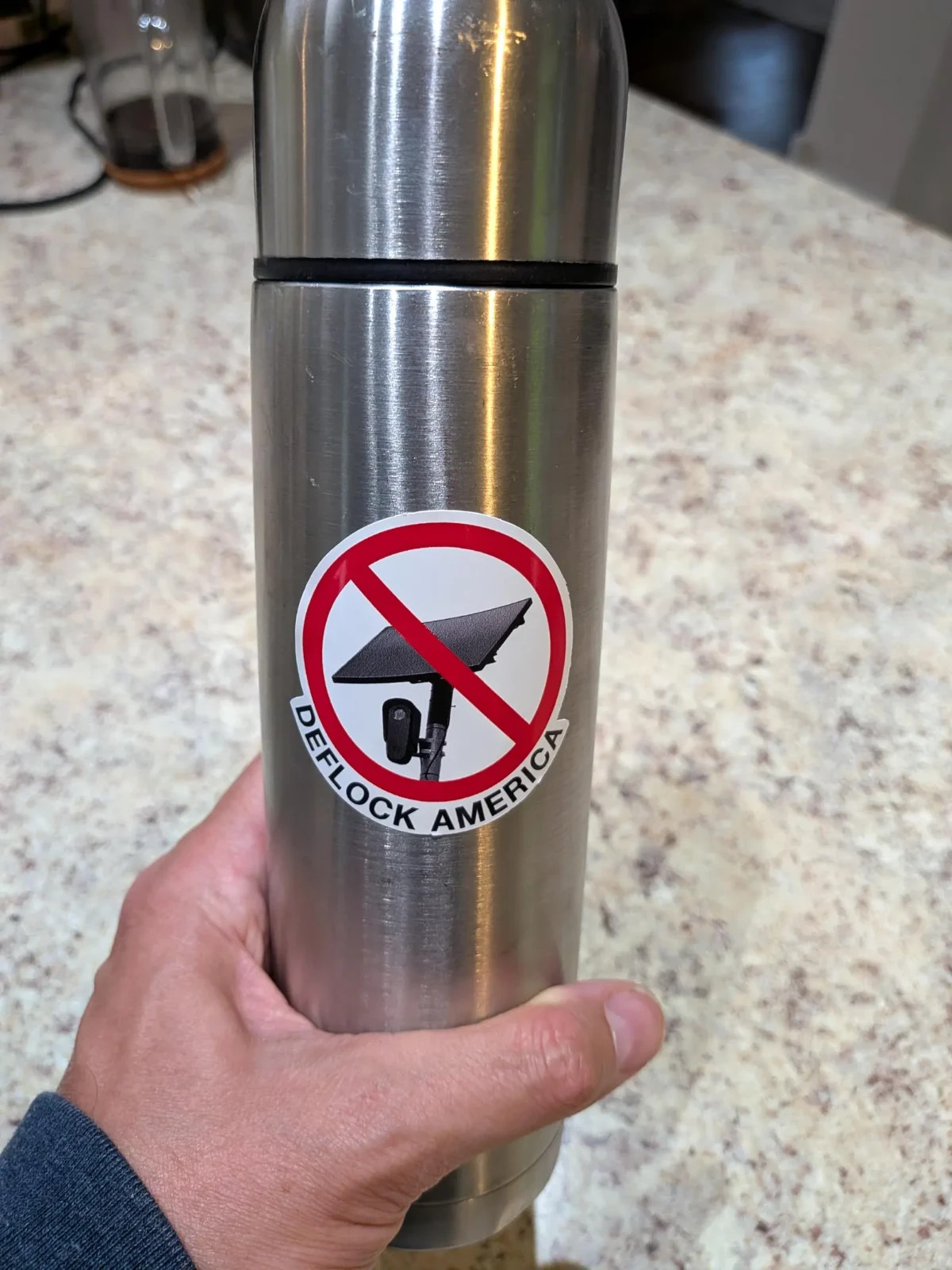 Anti-Flock Surveillance License Plate Camera Sticker Pack – Deflock America!