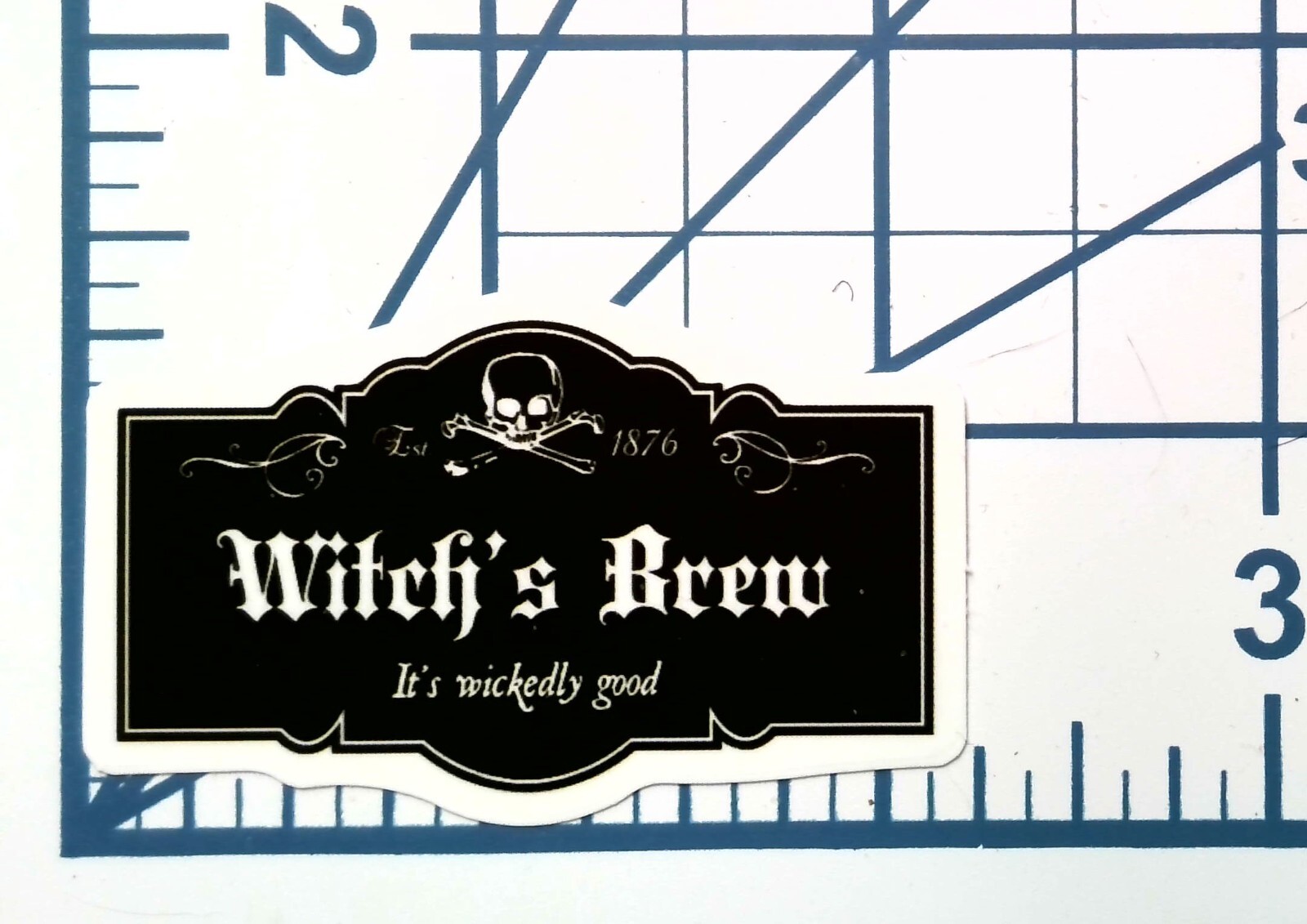 Witch's Brew Vinyl Sticker Goth Apothecary Journal Scrapbook Die Cut