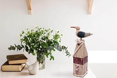 Seagull Statue Decor Nautical Polyresin Figurine