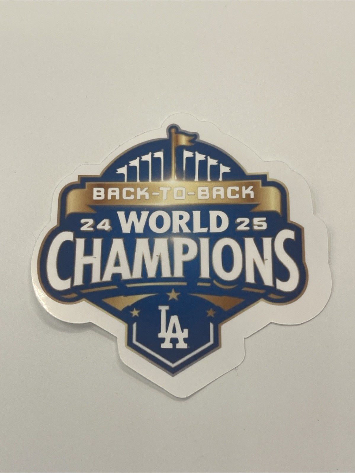 Los Angeles Dodgers 2025 Championship Premium Vinyl Sticker 3×3 inch
