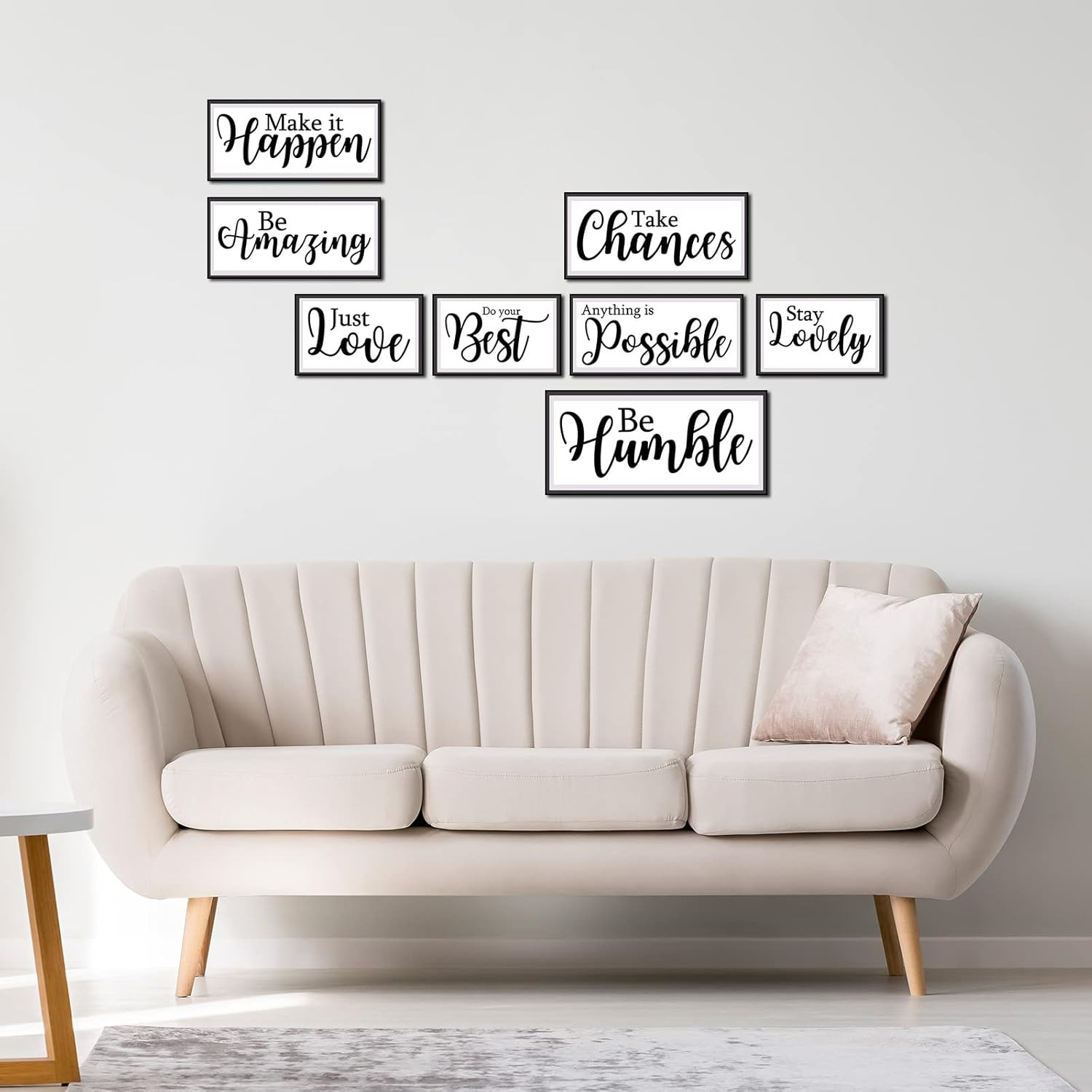 25 Pcs Inspirational Wall Decal Motivational Quote Peel and Stick Vinyl Wall Quo