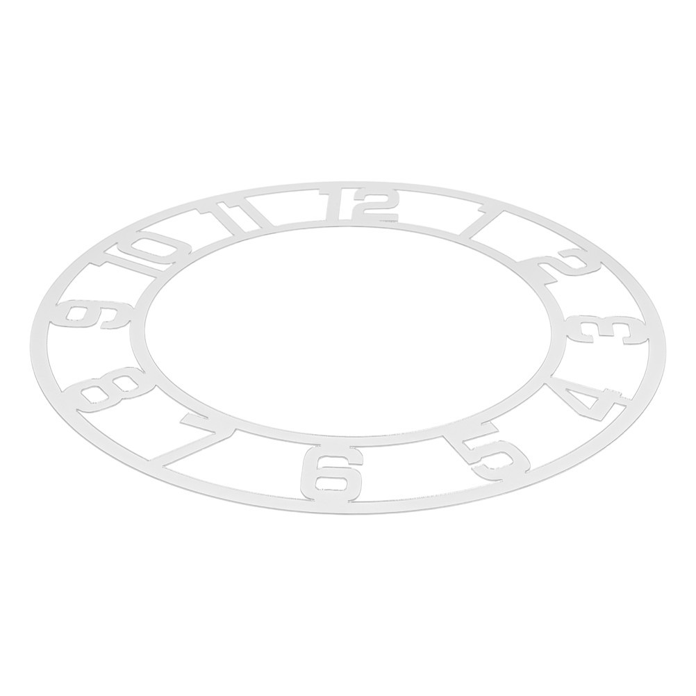 Large Number Digital Clock Roman Numerals Wall Decorative Stickers