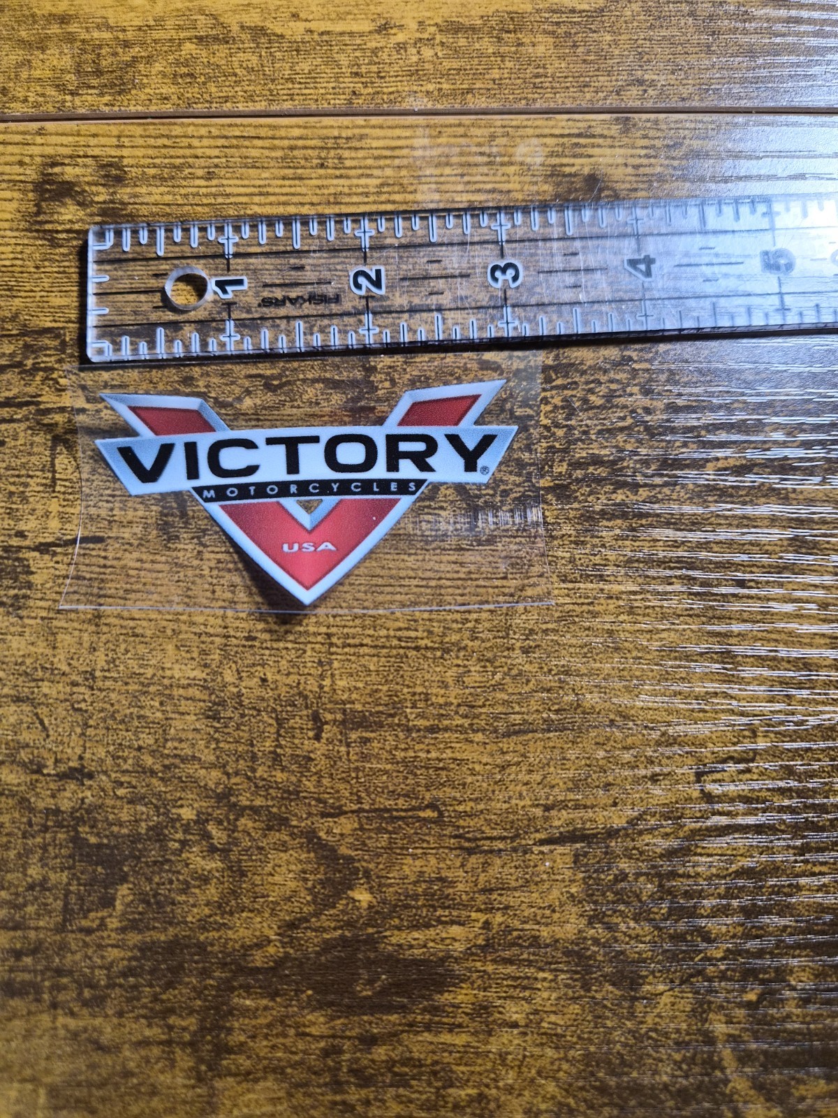 VICTORY MOTORCYCLES USA V UV DTF Decal Sticker Waterproof USA NOT VINYL