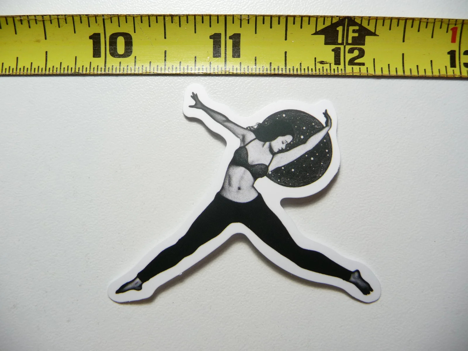 DANCER DANCING MOON SMALL STICKER DECAL NATURE OUTDOORS FUN CALMING