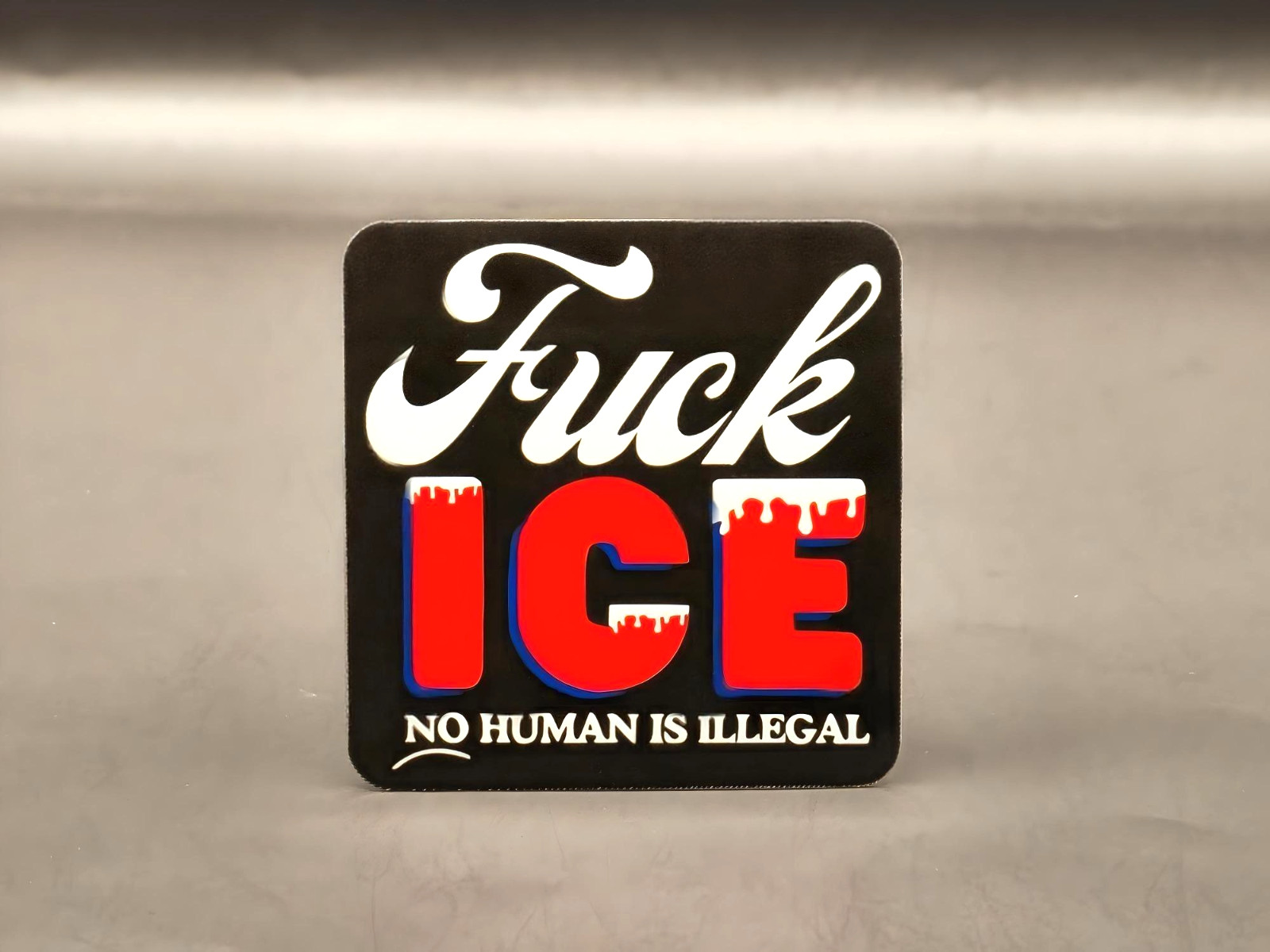 F Trump Ice Stickers No Kings Vinyl Decals Abolish Not My President Unity Maga
