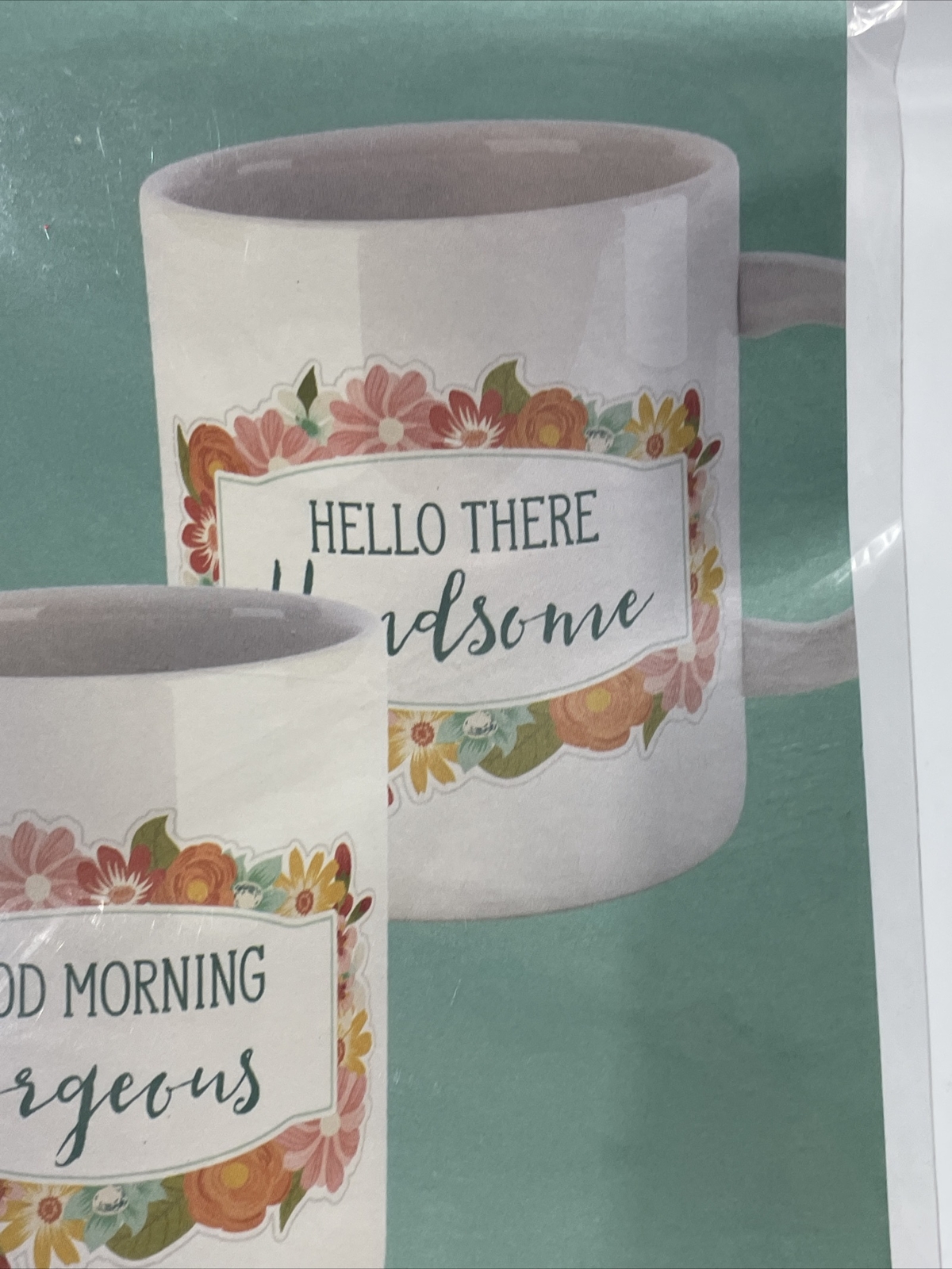 Good Morning Gorgeous & Hello Handsome, 2 pk Vinyl Decals. New