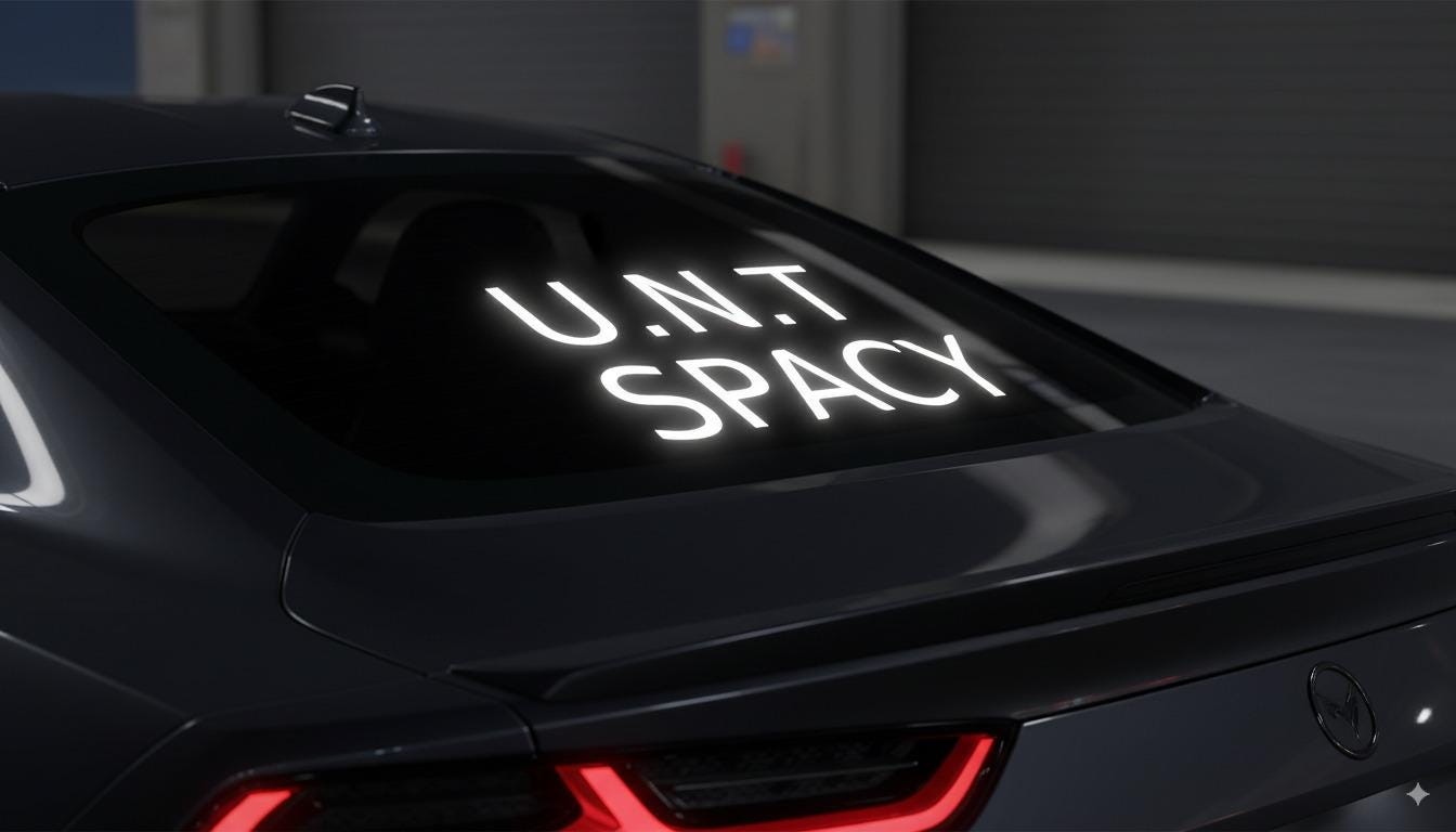 UNT Spacy Gundam Decal Anime Manga Vinyl Car Sticker Reflective 55+
