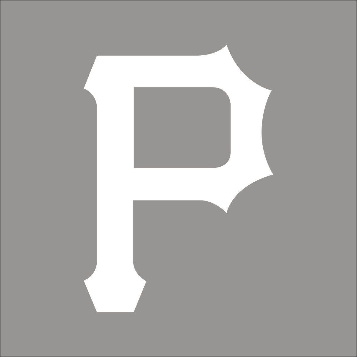Pittsburgh Pirates #13 MLB Team Logo 1 Color Vinyl Decal Sticker Window Car Wall