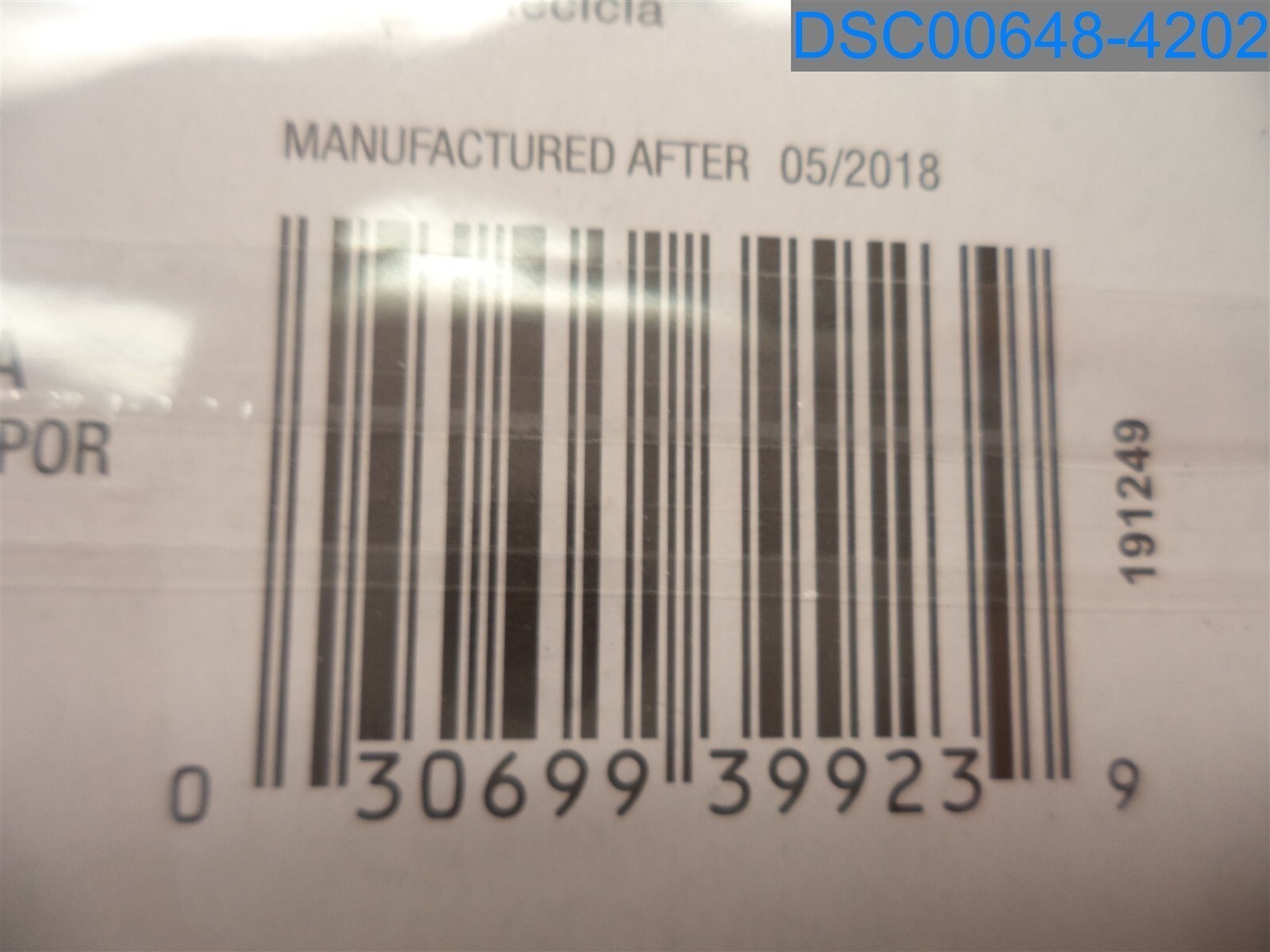 Qty=3: Everbilt: Adhesive Numbers Set, 3", 100 311 452, 030699399239, 191249
