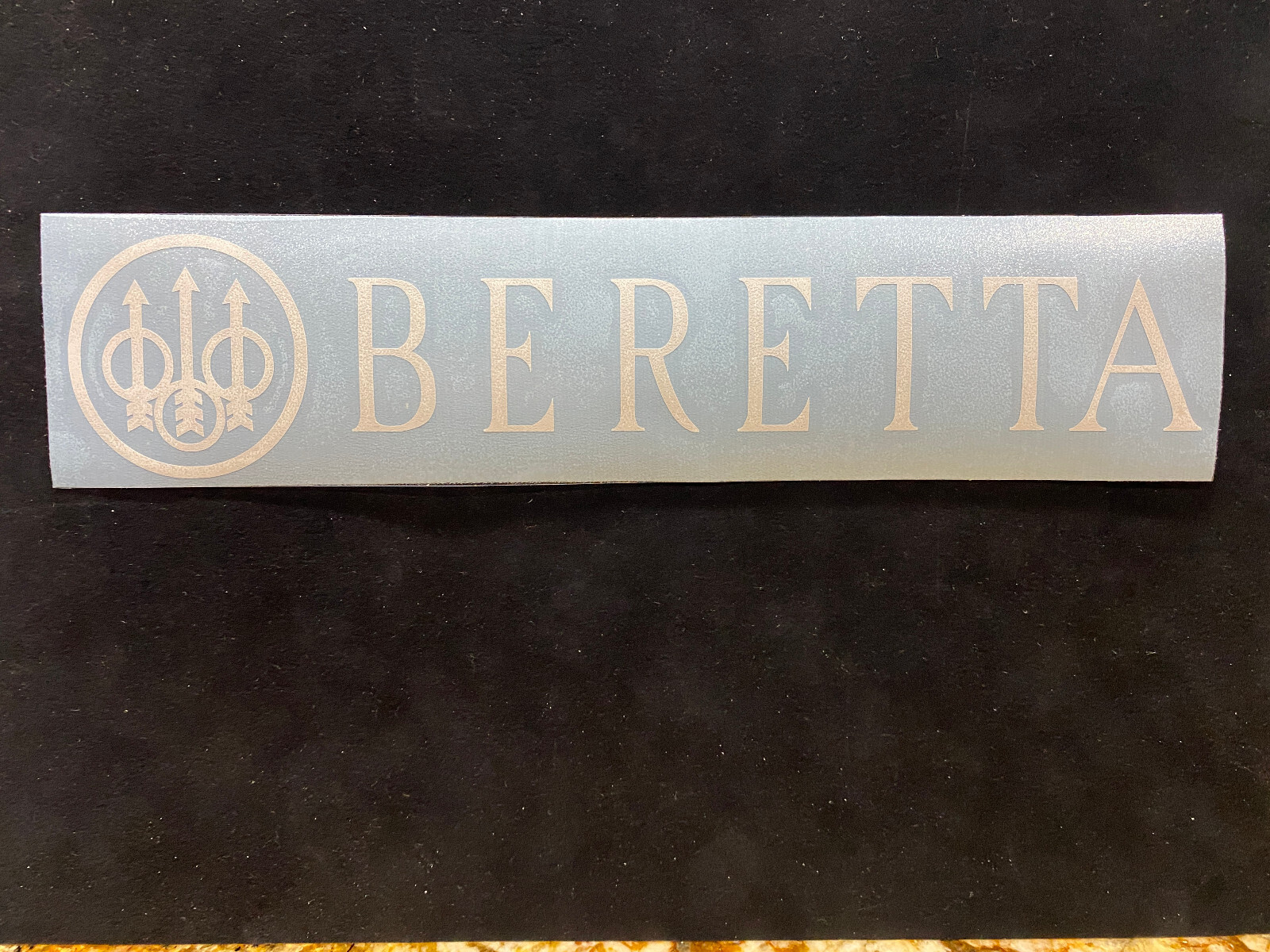 Beretta 9 inch Vinyl Transfer Sticker for Car Window – Pick Color