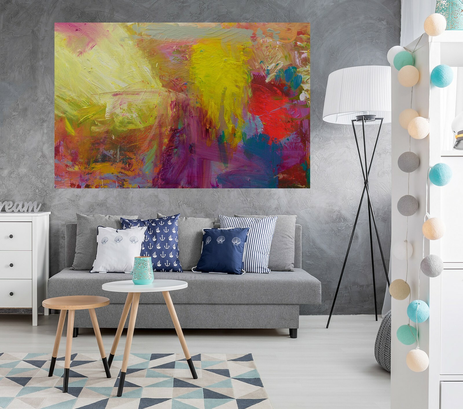 3D Purple Yellow Blue A221 Wall Stickers Wall Murals Wallpaper Allan P Amy