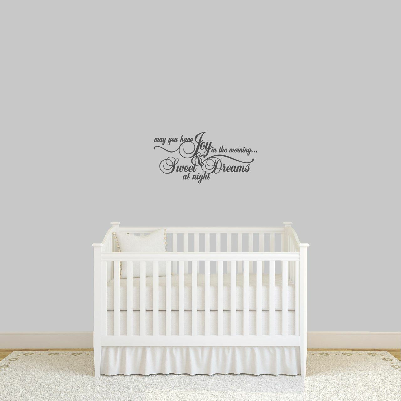 Sweet Dreams At Night Wall Decal – Nursery, Kids, Bedroom, Baby, Sticker
