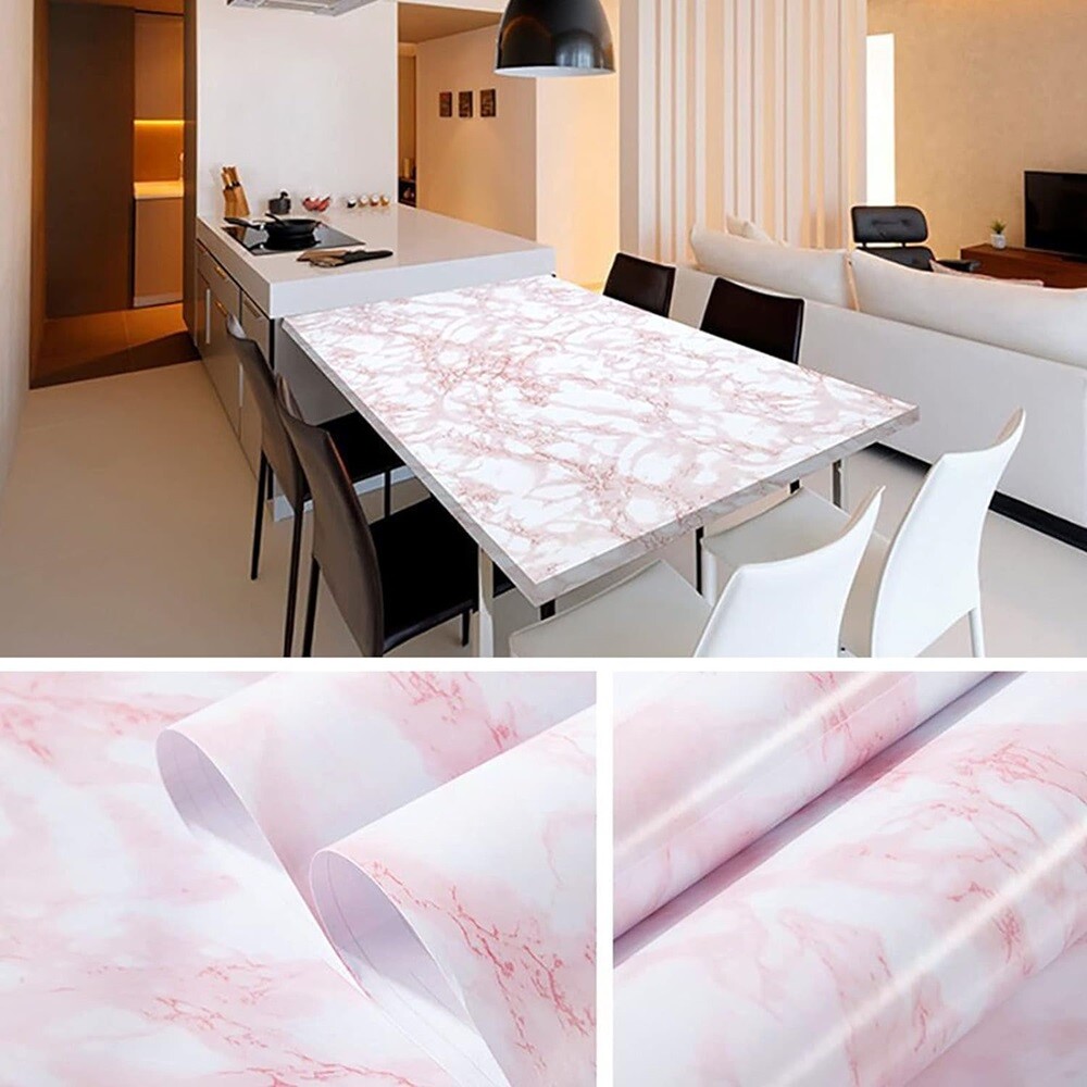 Marble Contact Vinyl Paper Self Adhesive Peel Stick Wallpaper Kitchen Countertop