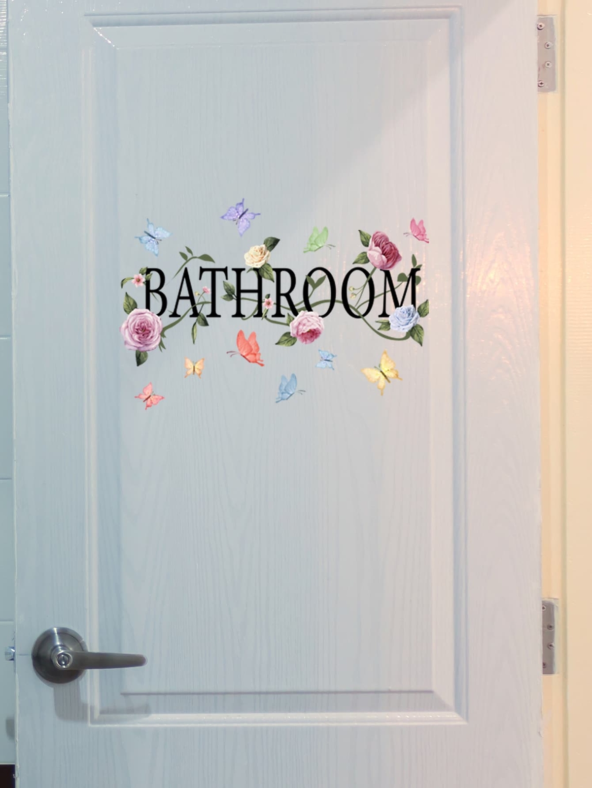 Bathroom Wall Sticker Removable DIY Wall Art Decor Decals Murals for Home