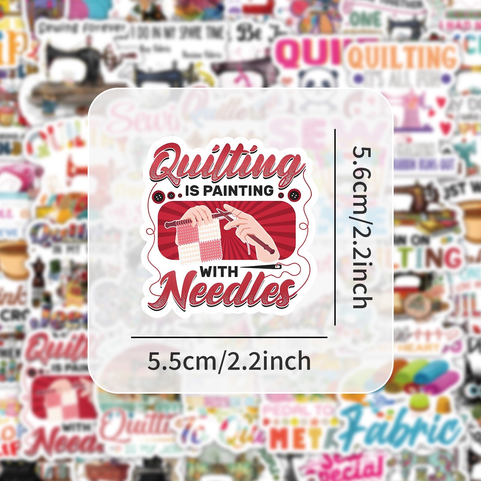 20 Random Sewing Stickers Quilting DIY Craft Decals Laptop Hydro Free Shipping!