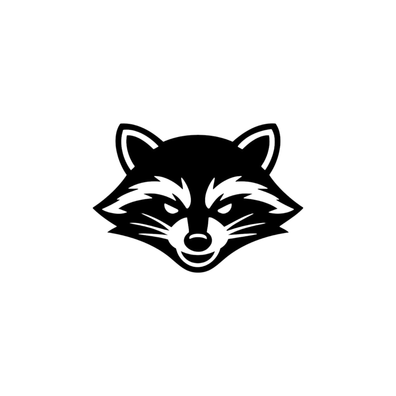 Raccoon Face Vinyl Decal Sticker -Multiple Colors & Sizes- SHIPS FREE!