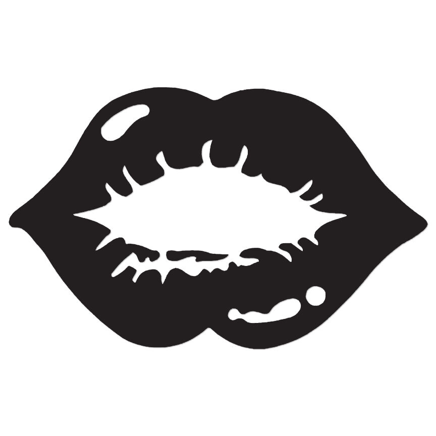 Blow Kiss Lips – Vinyl Decal Sticker – Multiple Color & Sizes – ebn917