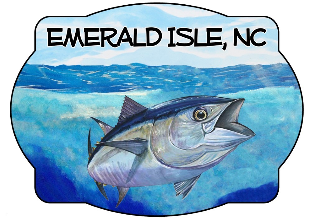 Decal Vinyl Sticker Emerald Isle – Tuna Scene Made in USA