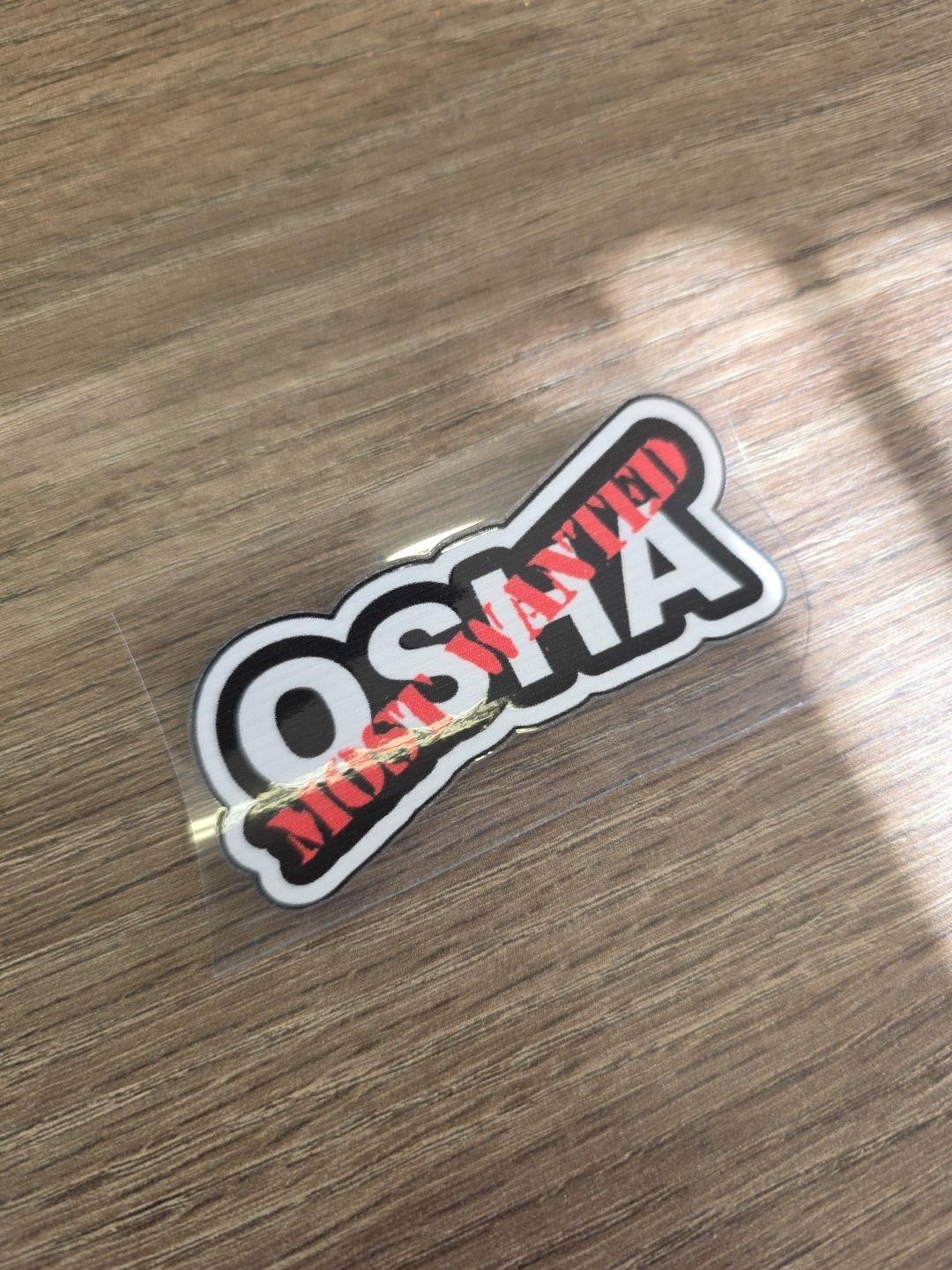 Funny Hardhat Decal UV DTF Sticker Waterproof OSHA