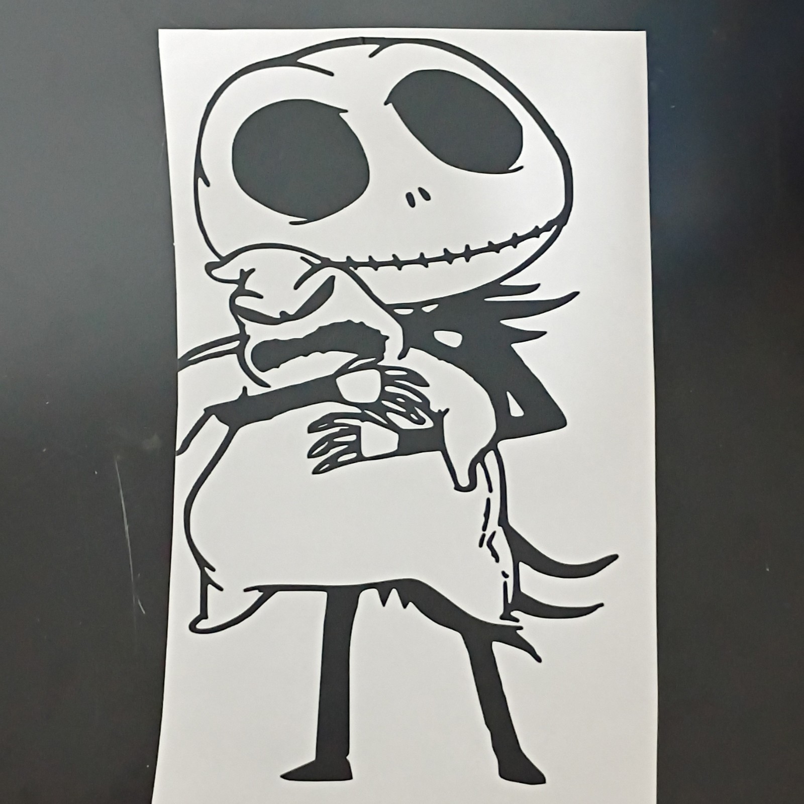 Jack Skellington Vinyl Decal Self-Adhesive Nightmare Before Christmas Sticker
