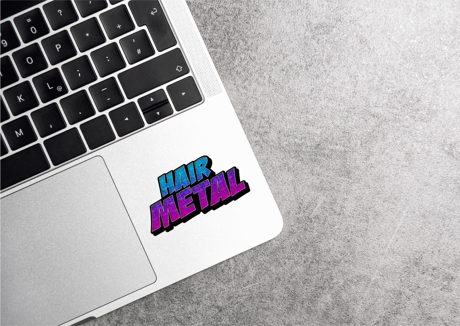 Hair Metal Decal Sticker Rock Music 80s 90s Retro Throw Back Heavy Balad Life