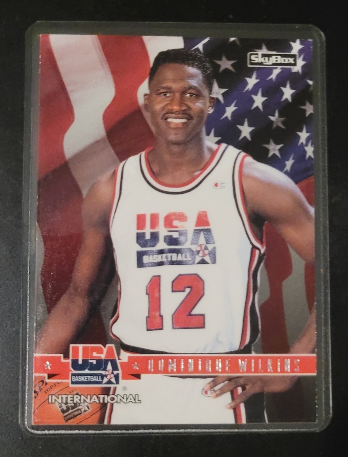 Dominique Wilkins Basketball Card HOF Fridge/Locker/Cabinet Laminated Magnet