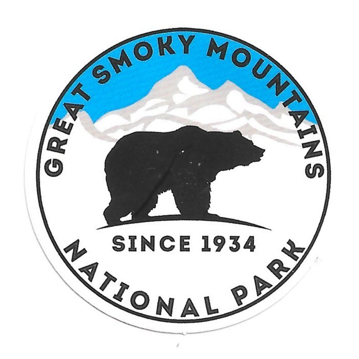 Great Smoky Mountains National Park Die Cut Vinyl Sticker Decal Bear Travel