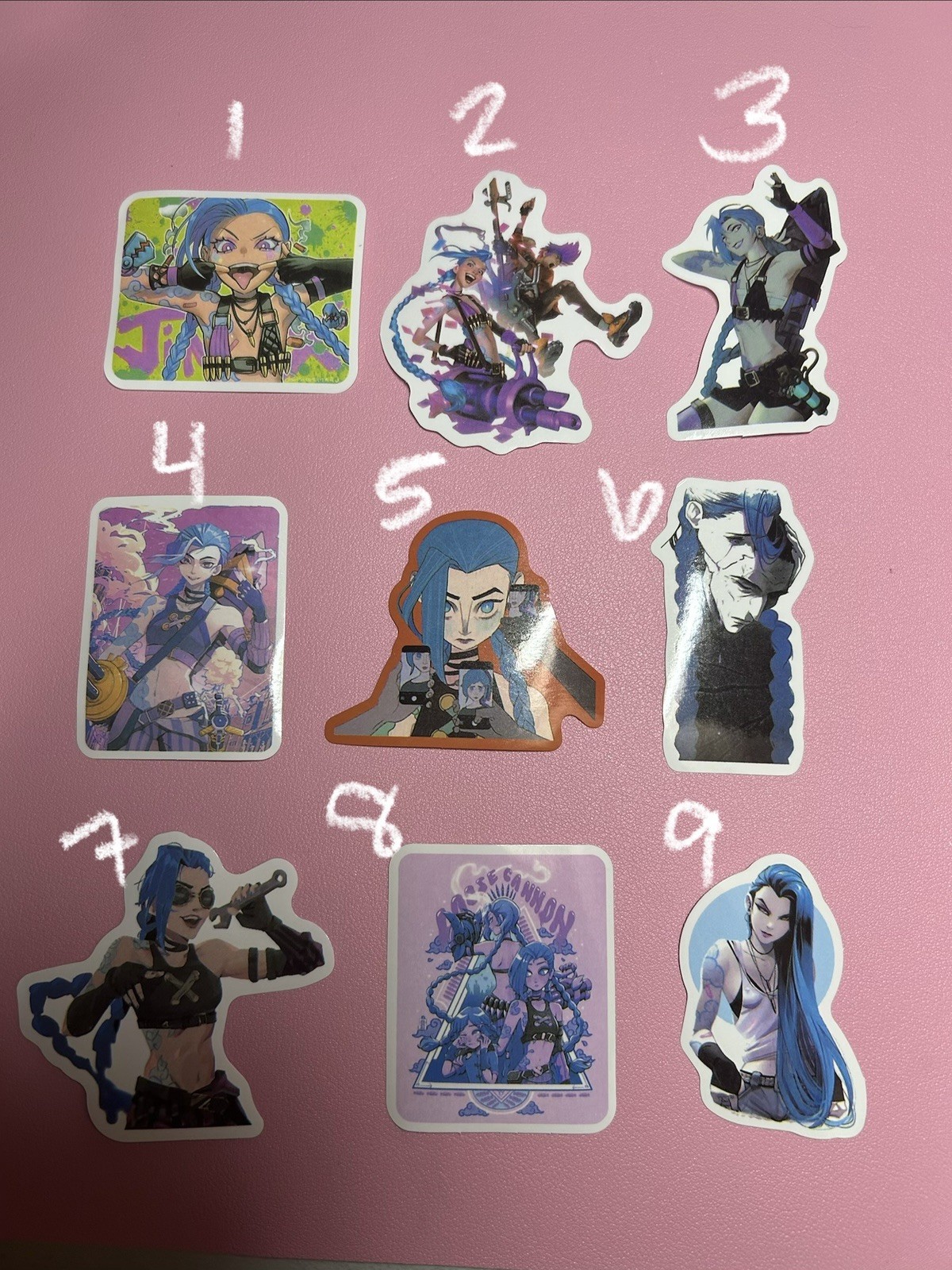 LOL League Of Legends Jinx And More Anime Stickers