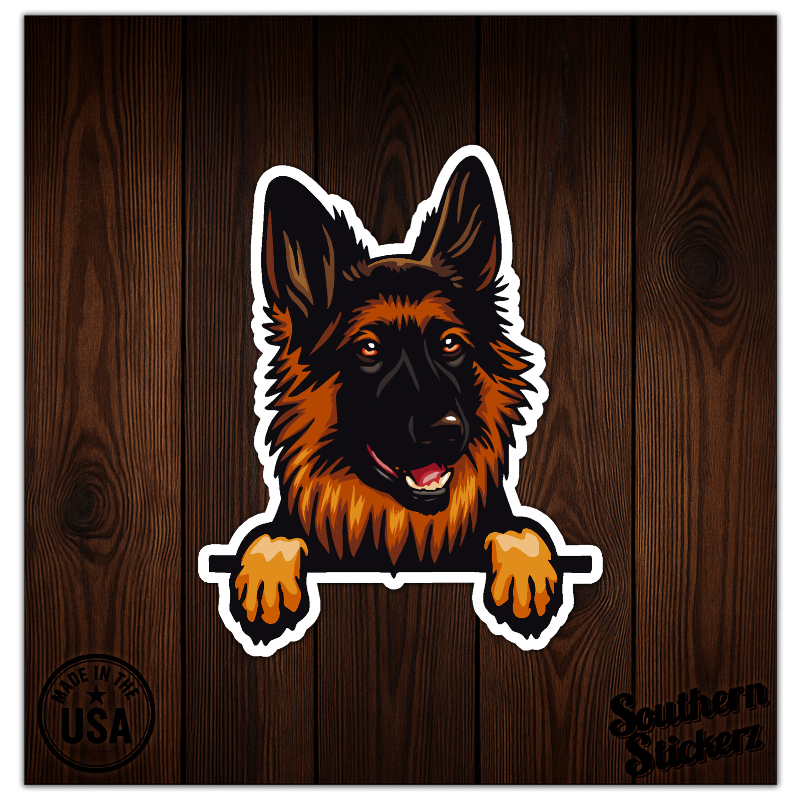 German Shepherd Dog – Vinyl Decal Sticker – Car Window Laptop – ebn12105