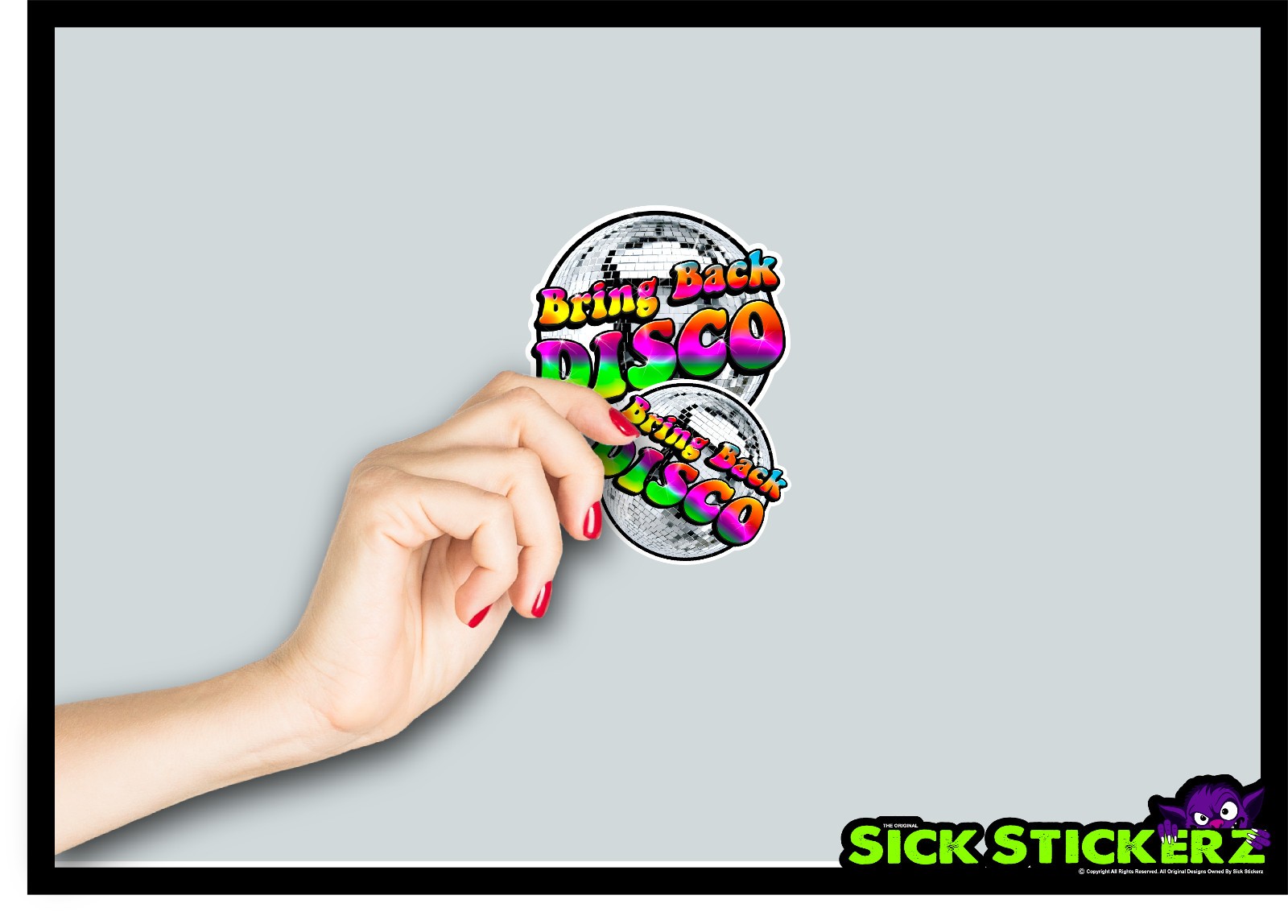 Bring Back Disco Sticker Decal Car Truck Van Window Groovy 70s Dance Fun