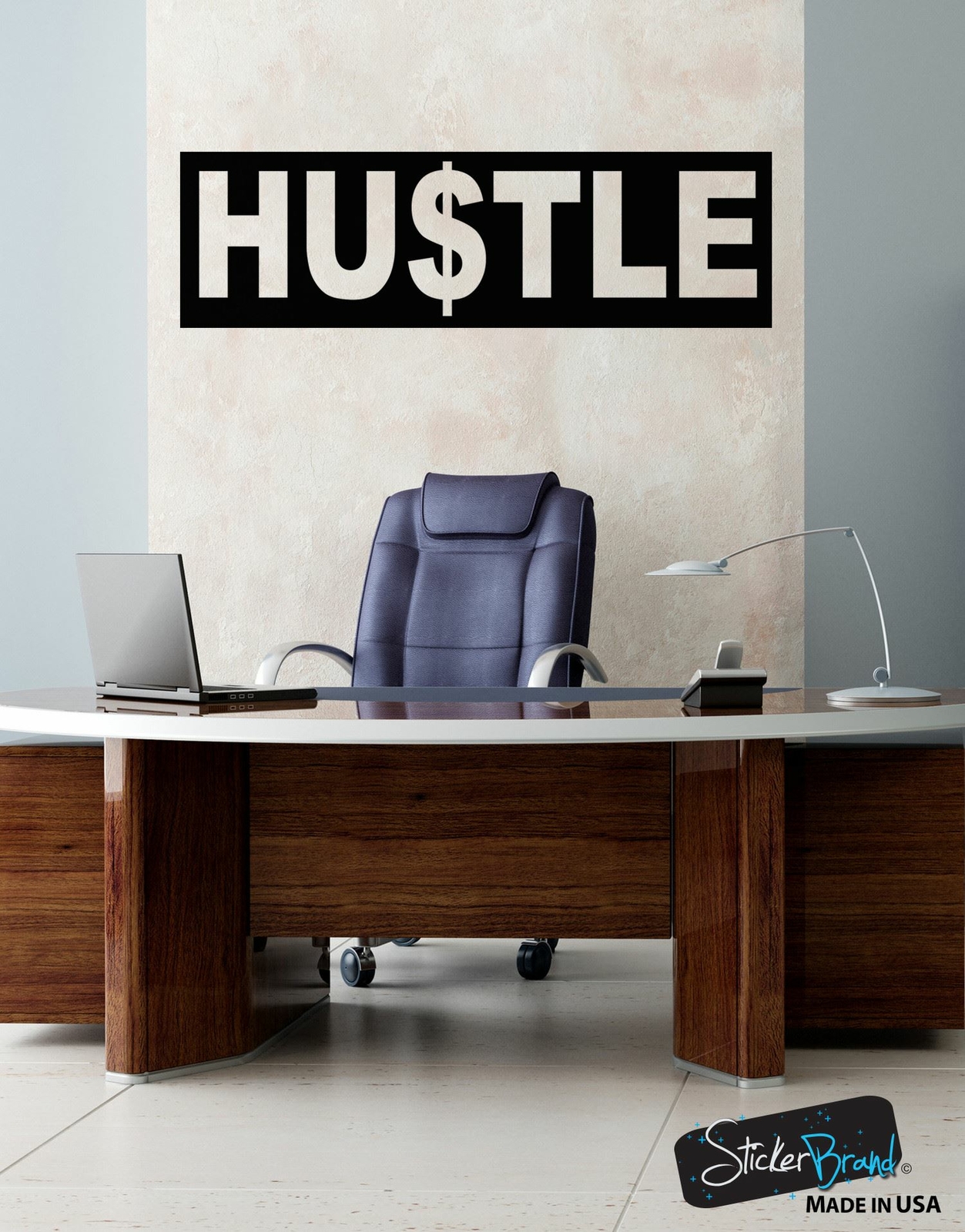 Hustle Motivational Quote Vinyl Wall Decal Sticker #6059