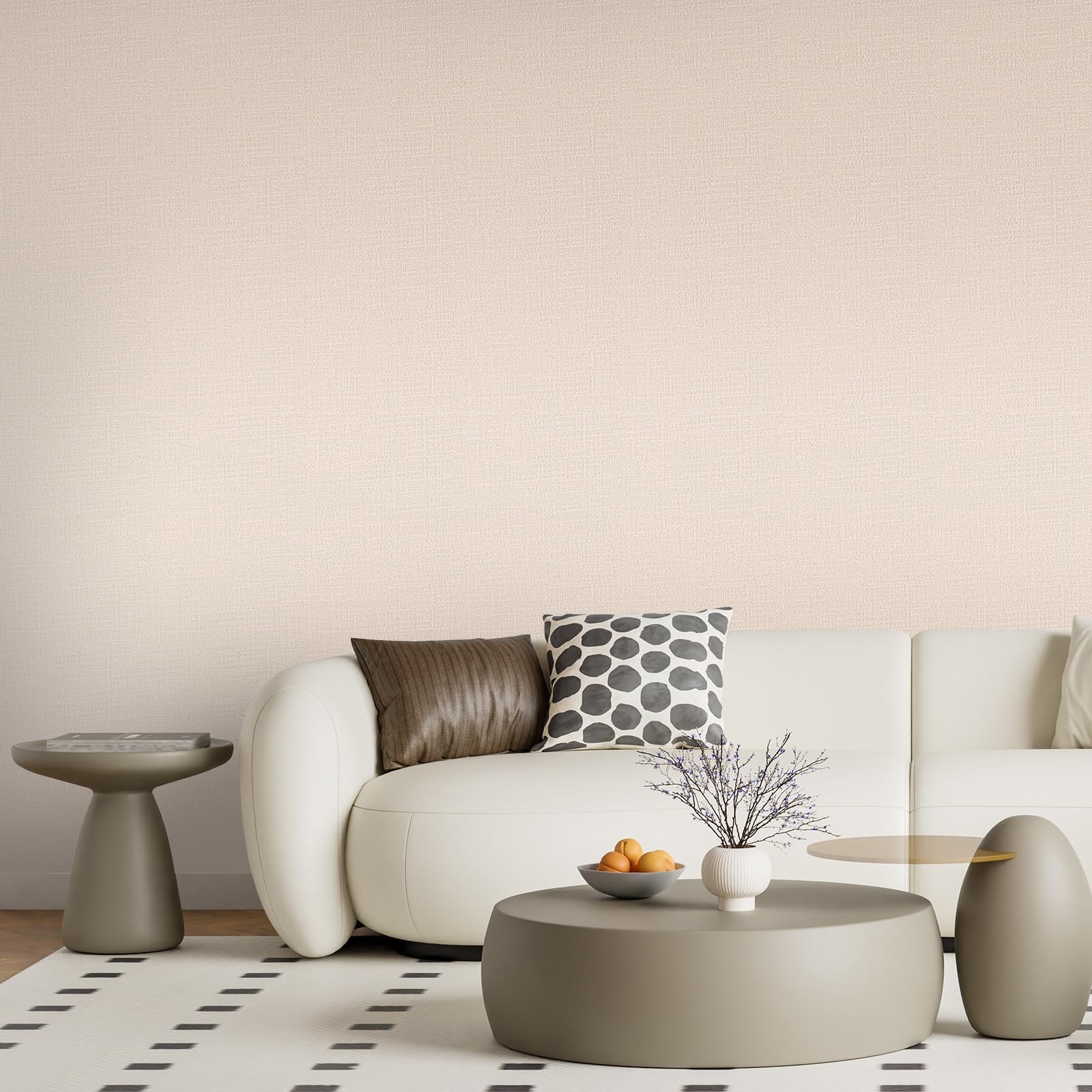 WADILE Wallpaper Peel and Stick for Cabinets and Removable Wall Paper, Textur…