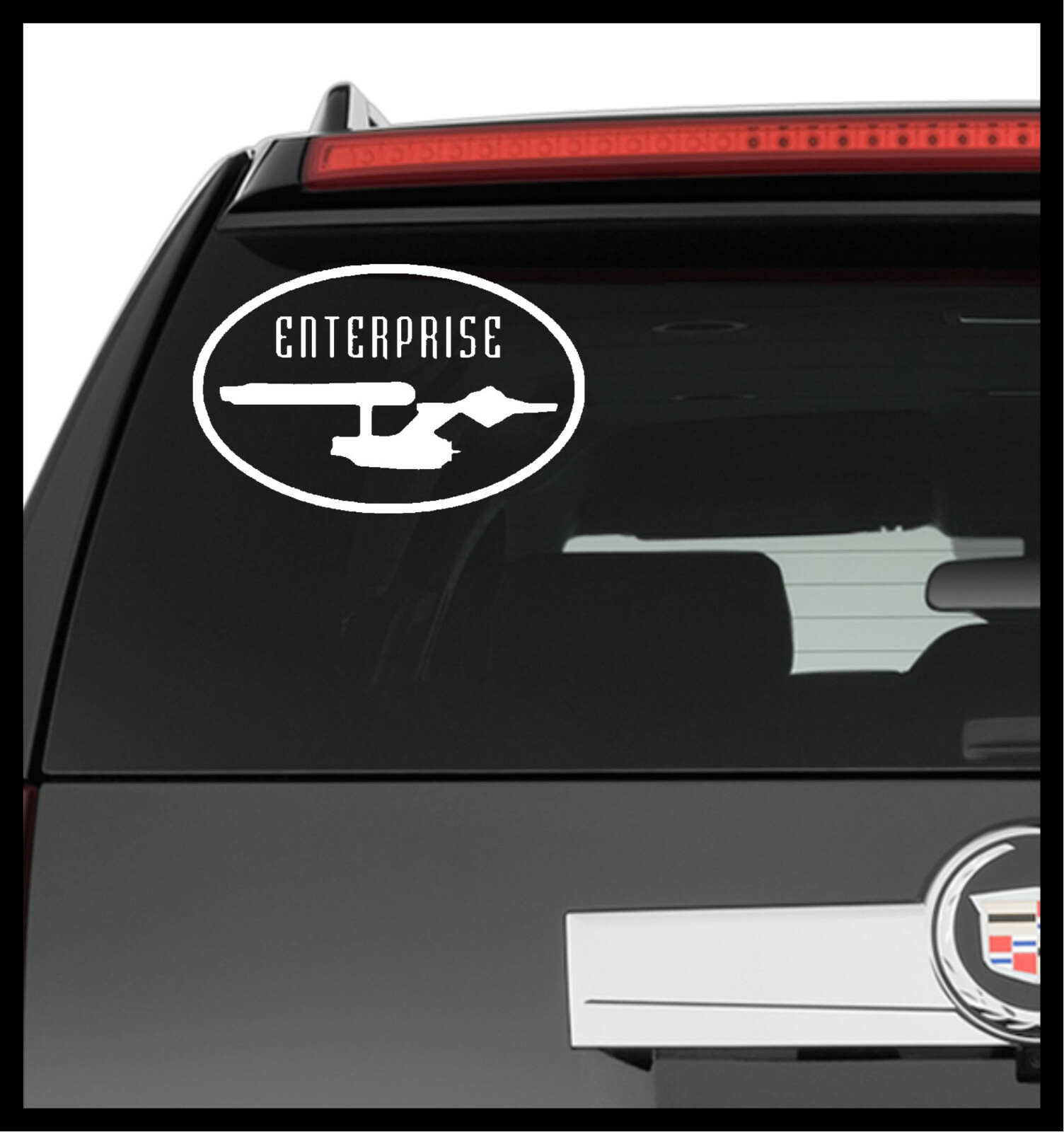 Vinyl Decal Truck Car Sticker Laptop – Star Trek Next Generation Enterprise v2