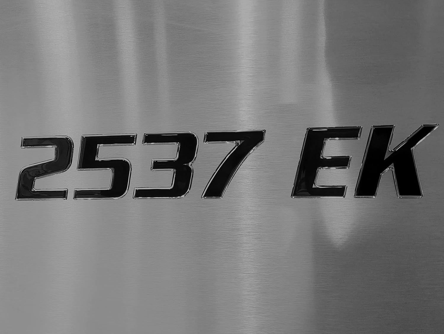 Domed Boat Registration Numbers – Raised Marine-Grade Decals | Sport Black