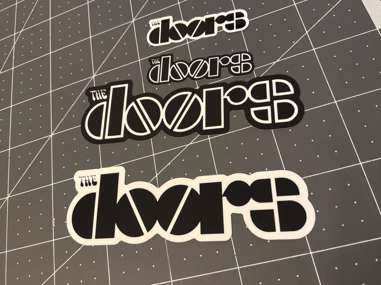 The Doors Stickers 4 Sticker Lot 1