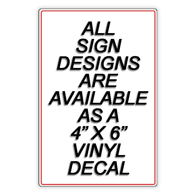 Warning security cameras in use video surveillance sign Sign / Decal ms001 /