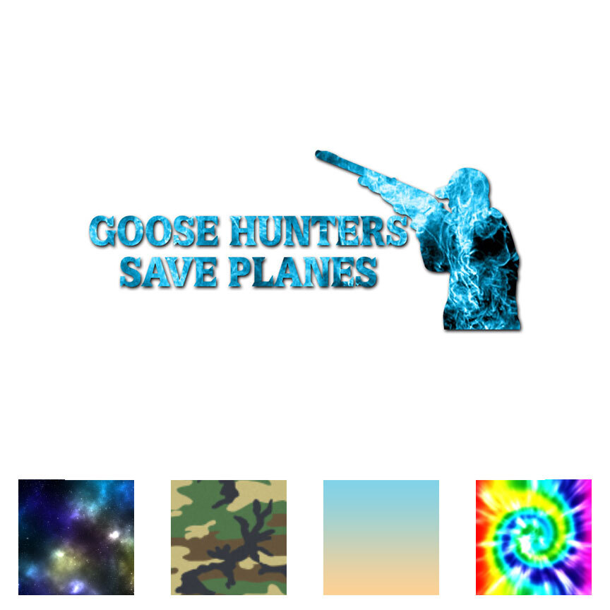 Goose Hunter Save Planes – Decal Sticker – Multiple Patterns & Sizes – ebn3889
