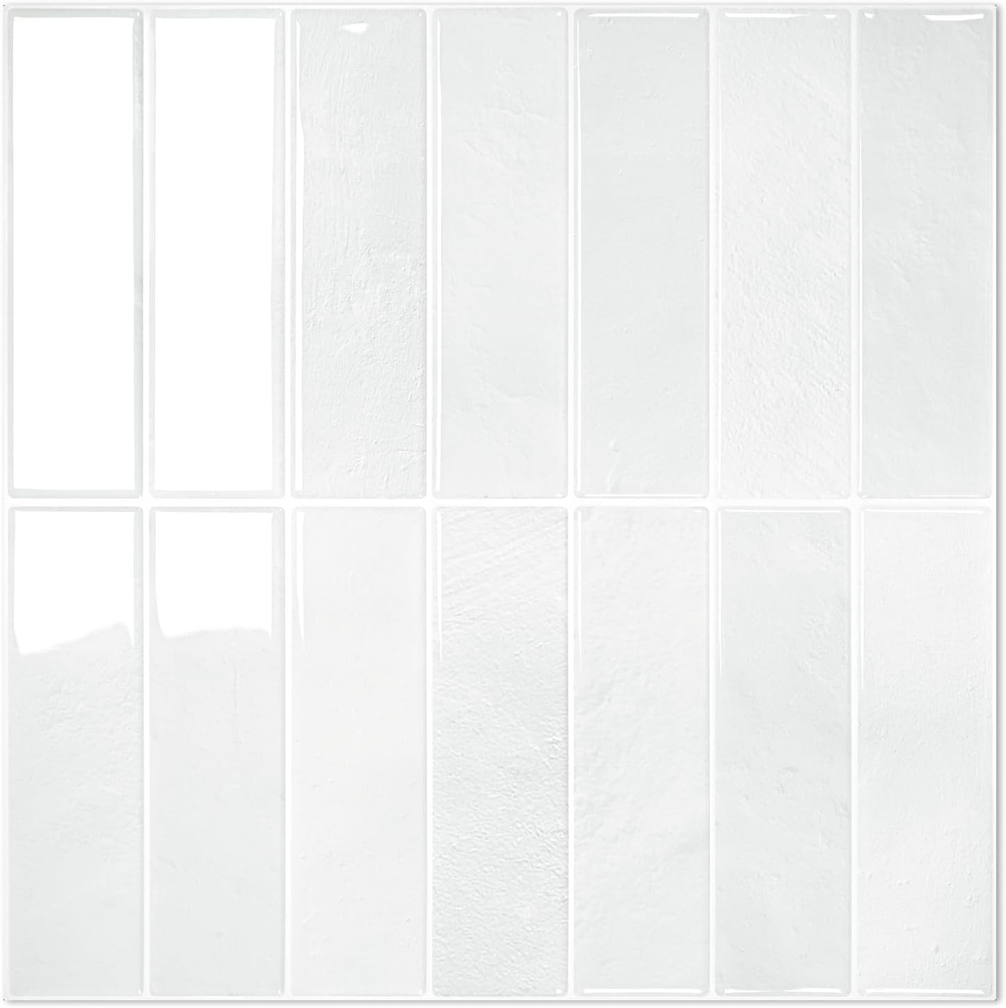 STICKGOO 10-Sheet Peel and Stick Backsplash Tile, Self Adhesive Vinyl Wall Tiles