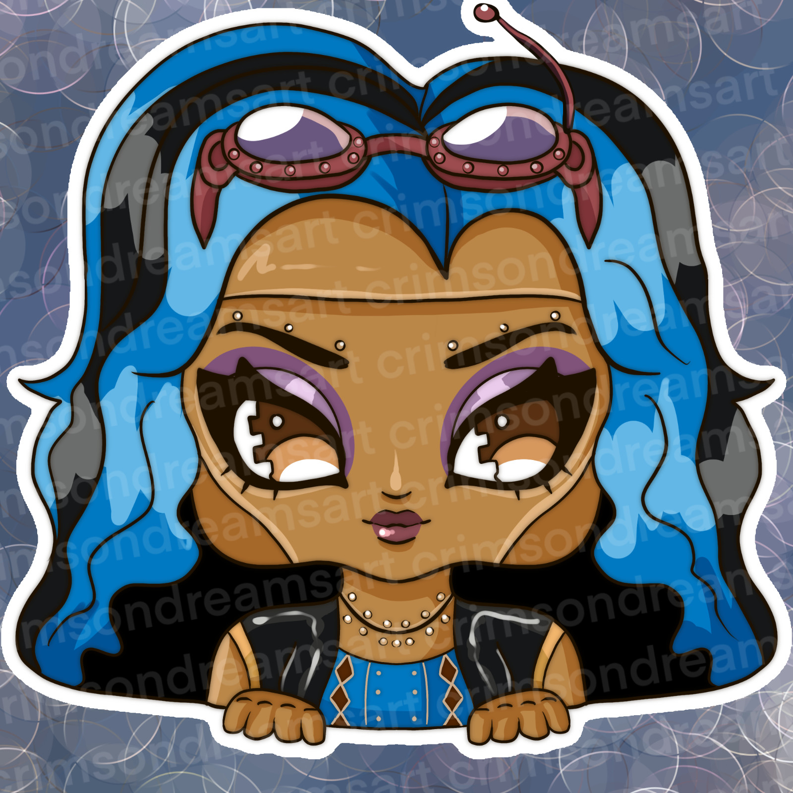 Robecca Steam Character Sticker Monster High – Homemade, hand cut and original