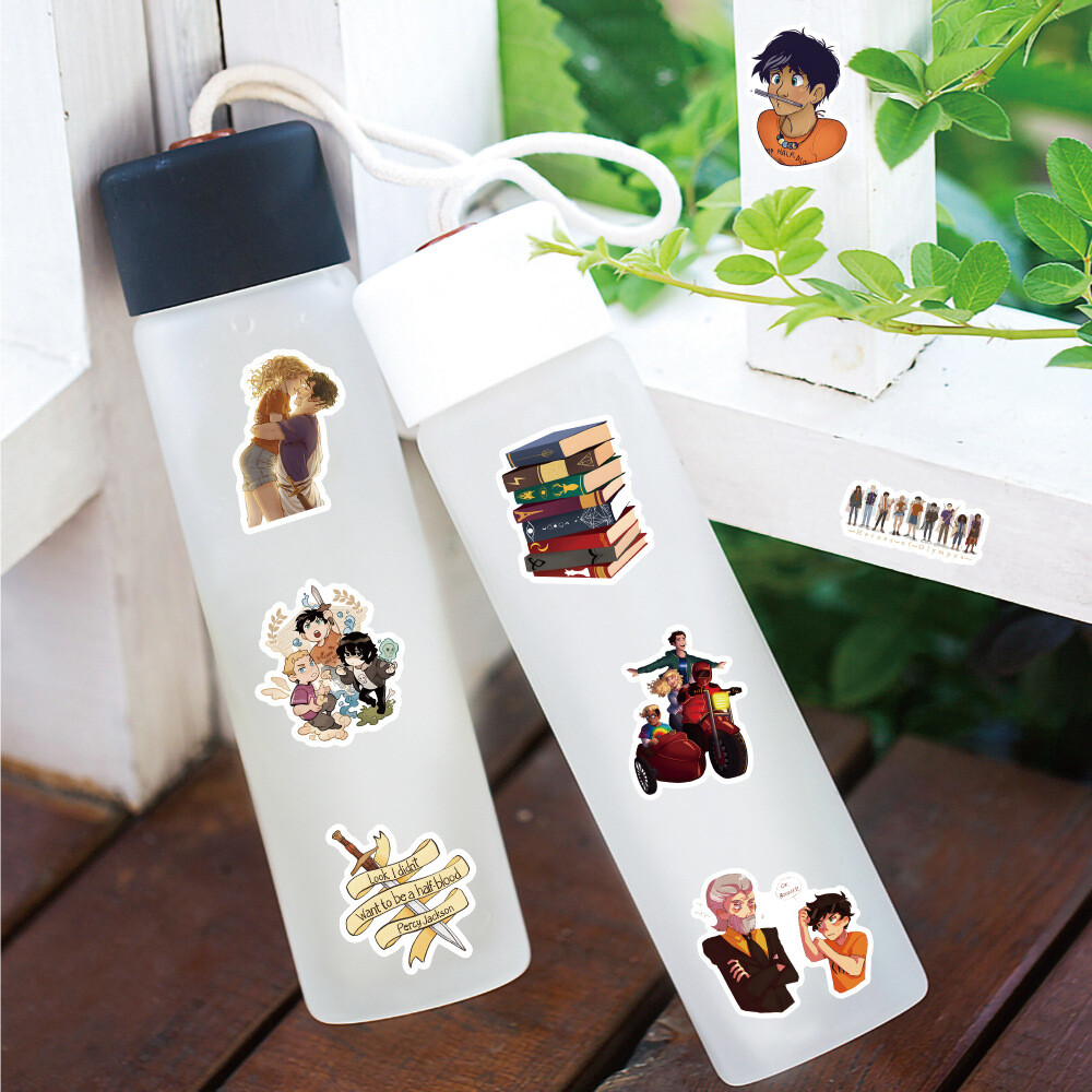 120Pcs Percy Jackson Sticker for Kids Teens Girls Scrapbooking Water Bottles